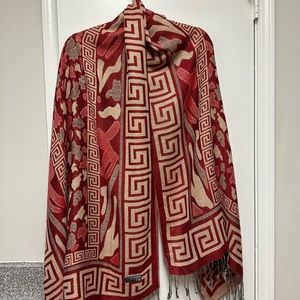 Soft Silky Kani Jamawar Pashmina Shawl Wrap 55% Pashmina x 45% Silk